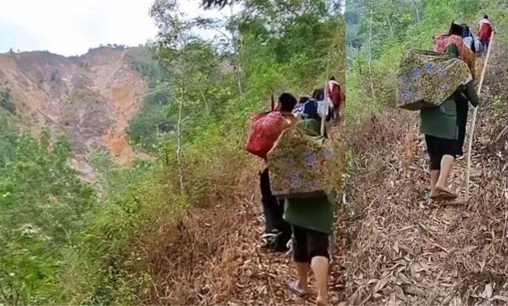 Viral Rombongan Tamu Hajatan di Pegunungan Pacitan, Jalan Kaki Naik Turun Gunung Serasa Hiking