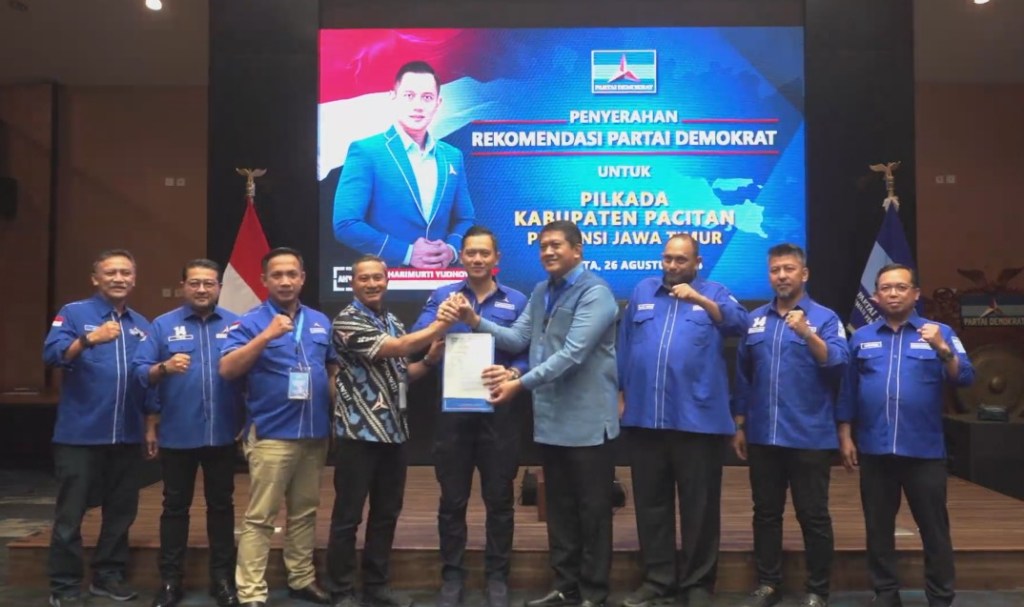 Demokrat Resmi Usung Paslon Petahana Aji-Gagarin Maju Pilbup&nbsp;Pacitan