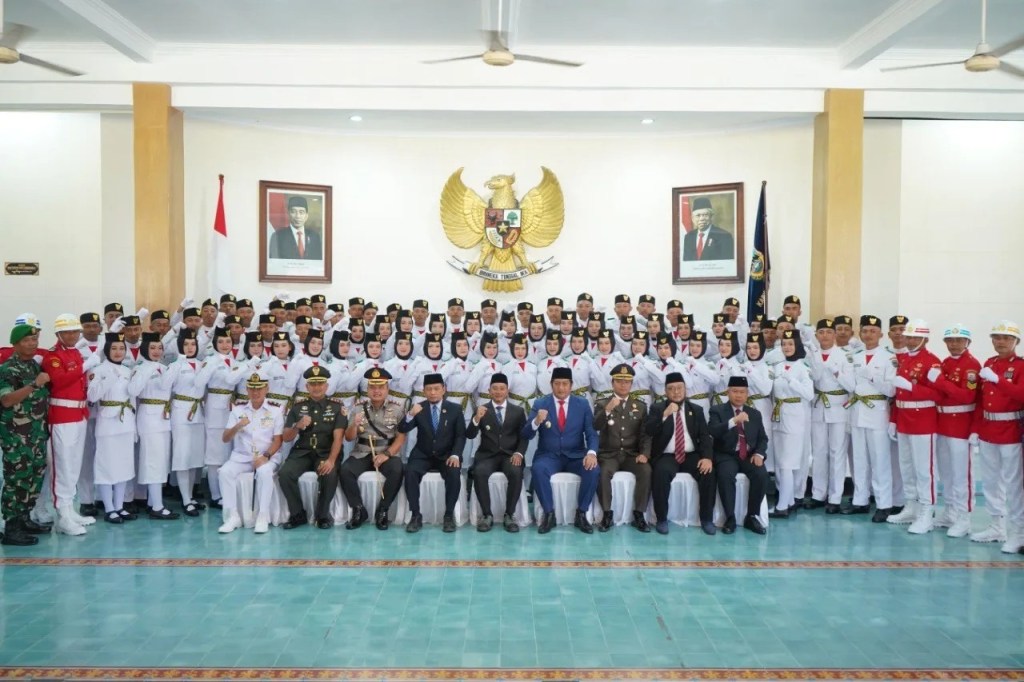 Resmi Dikukuhkan, Ketua DPRD Pacitan Harapkan Tugas Paskibraka Berjalan Lancar