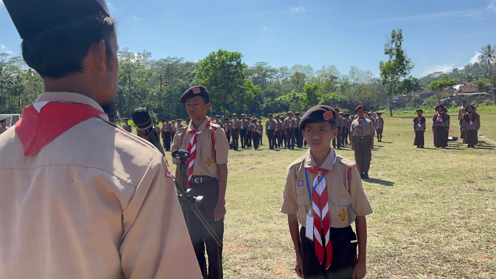 Bentuk Karakter Mandiri, Ratusan Siswa SDIT Al Wakil Ikuti Kemah Pramuka Al Wakil Scout&nbsp;Camp